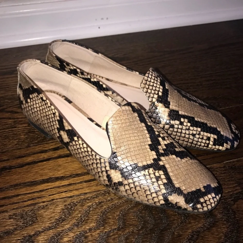 Gorgeous Zara Snake Print Leather Loafers ♥️ - Picture 12 of 16
